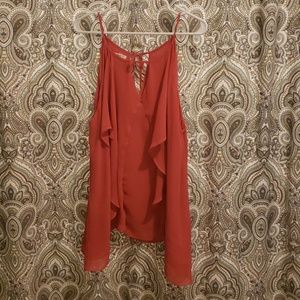 Coral flowy tank from Maurices